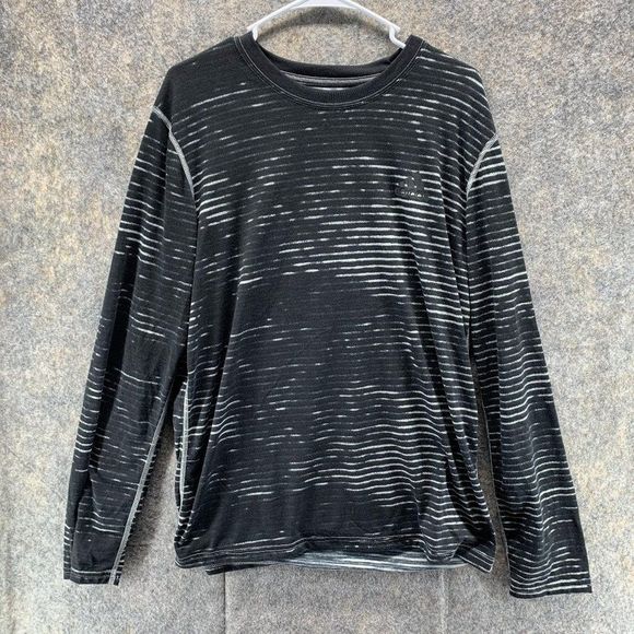 adidas Other - Adidas Shirt Men's Large Adult Casual Black Gray Outdoors Long Sleeve Athletic